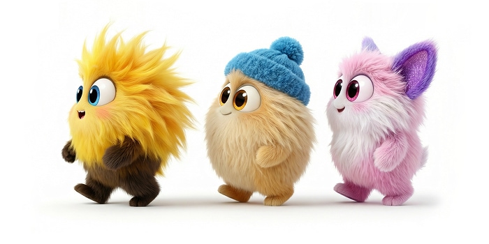 Calmlings characters